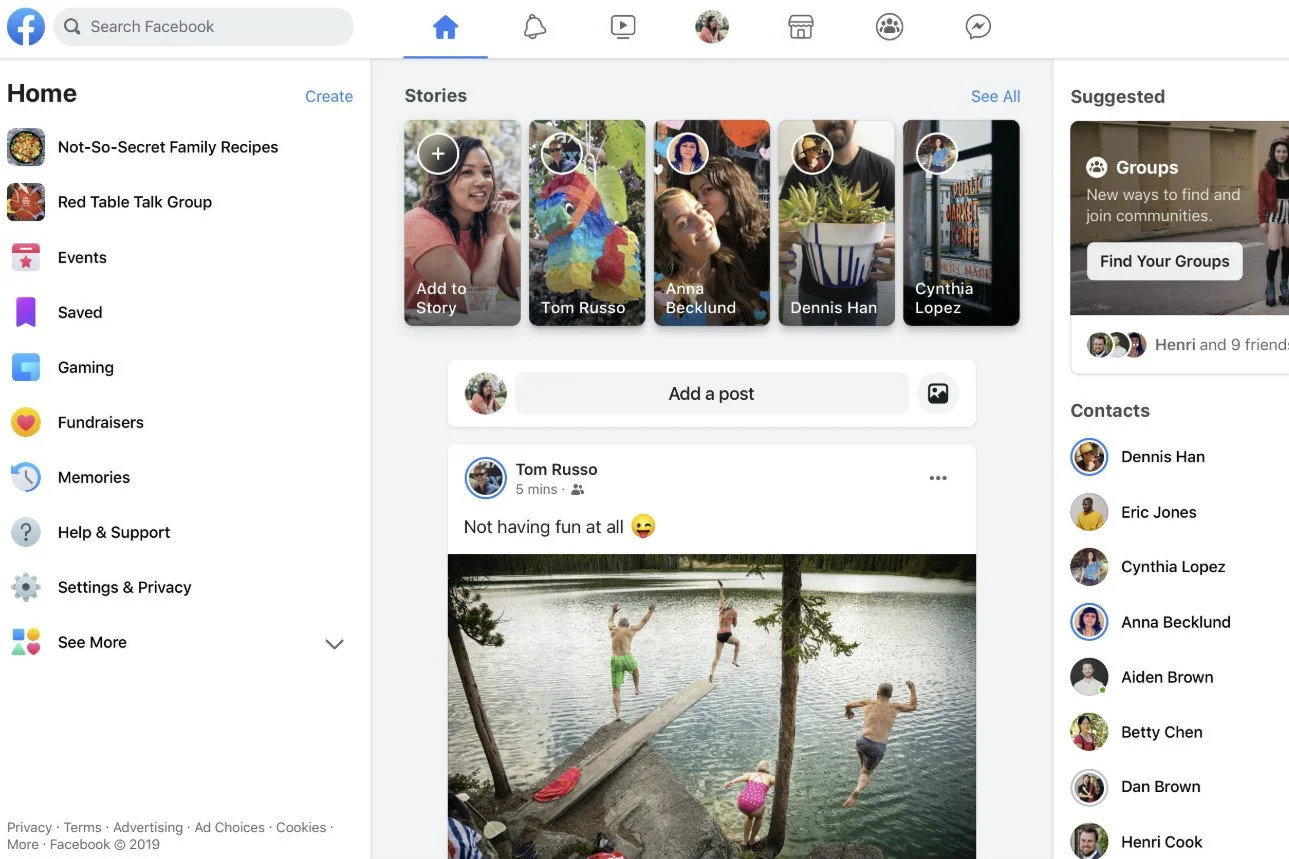 Facebook zaprosił pierwszych użytkowników z Polski do przetestowania wersji testowej nowej strony głównej.