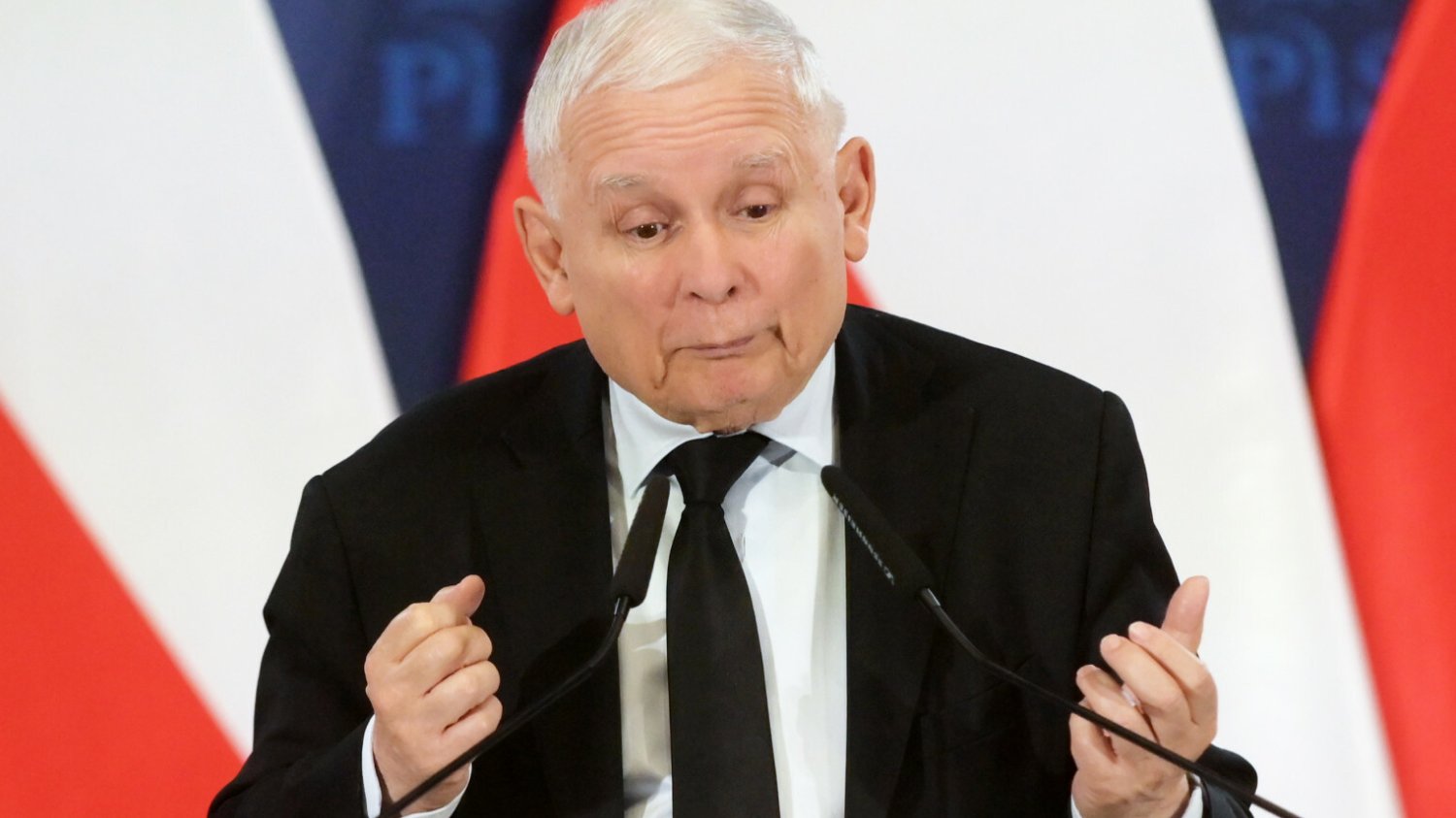 Jarosław Kaczyński bronił w Pabianicach Donalda Tuska.