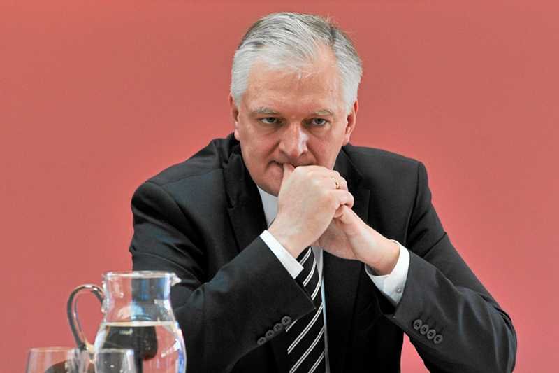 Minister sprawiedliwości Jarosław Gowin. Zarzuca się mu, że jest człowiekiem Jarosława Kaczyńskiego w rządzie Donalda Tuska