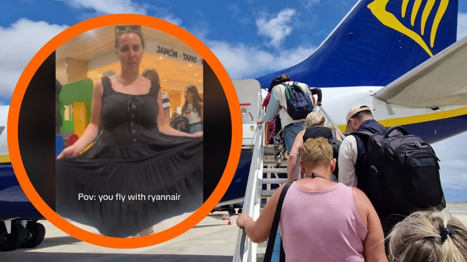 Zadarła spódnice i wszystko było jasne. Tak przechytrzyła Ryanaira