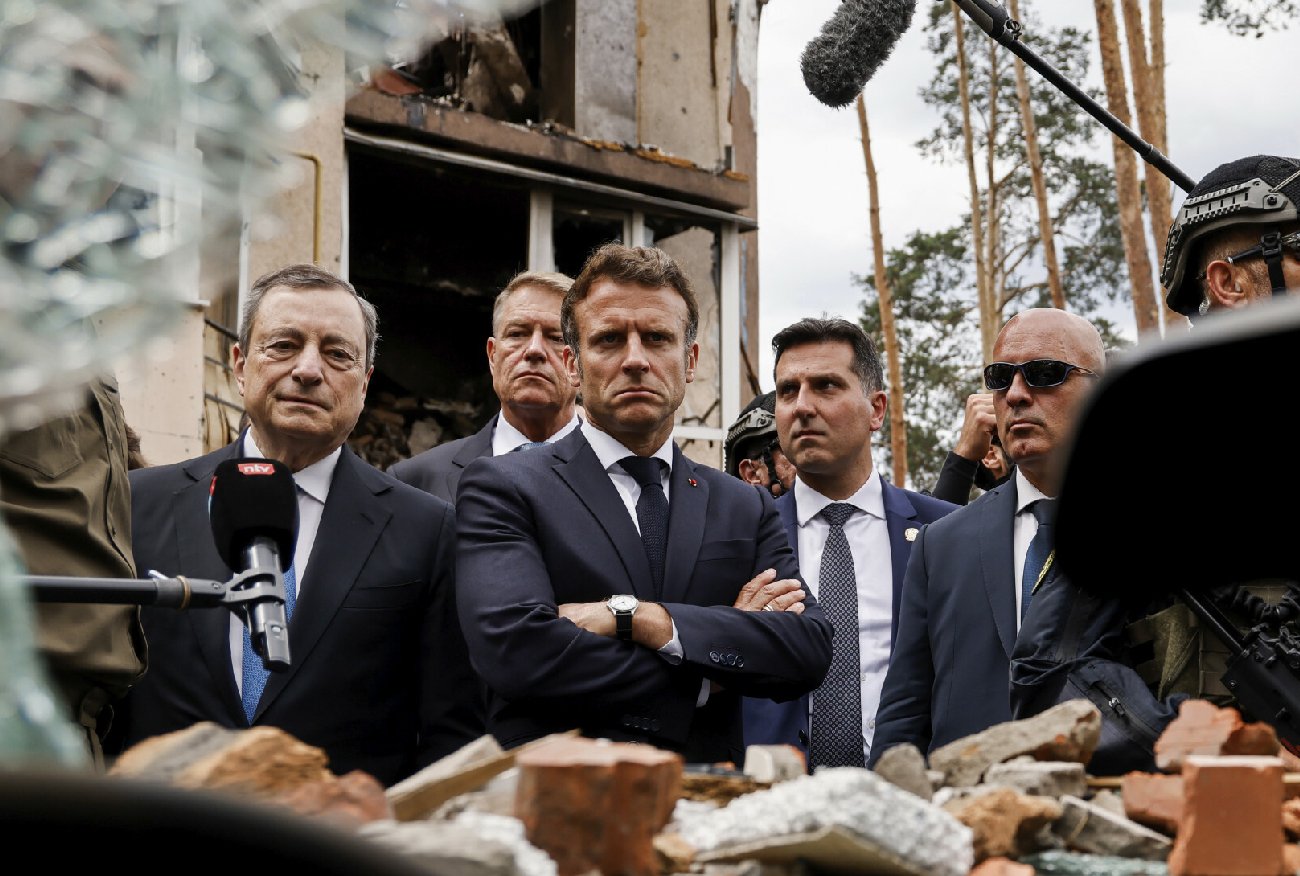 Burza po wizycie Scholza i Macrona w Kijowie. PAP cytuje Ukraińców