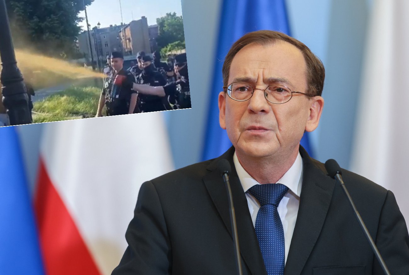 Jest oświadczenie policji ws. użycia gazu po spotkaniu z Kaczyńskim