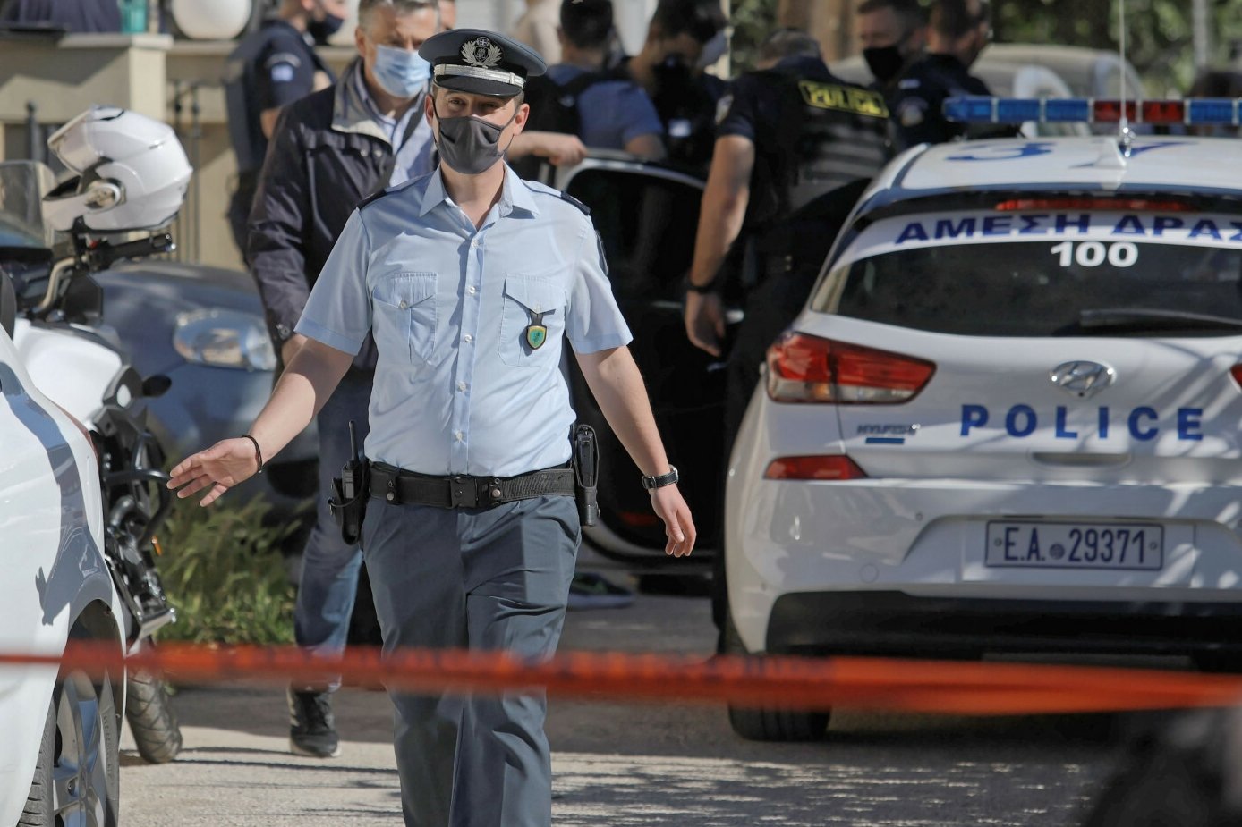 Grecka policja. Zdjęcie ilustracyjne.