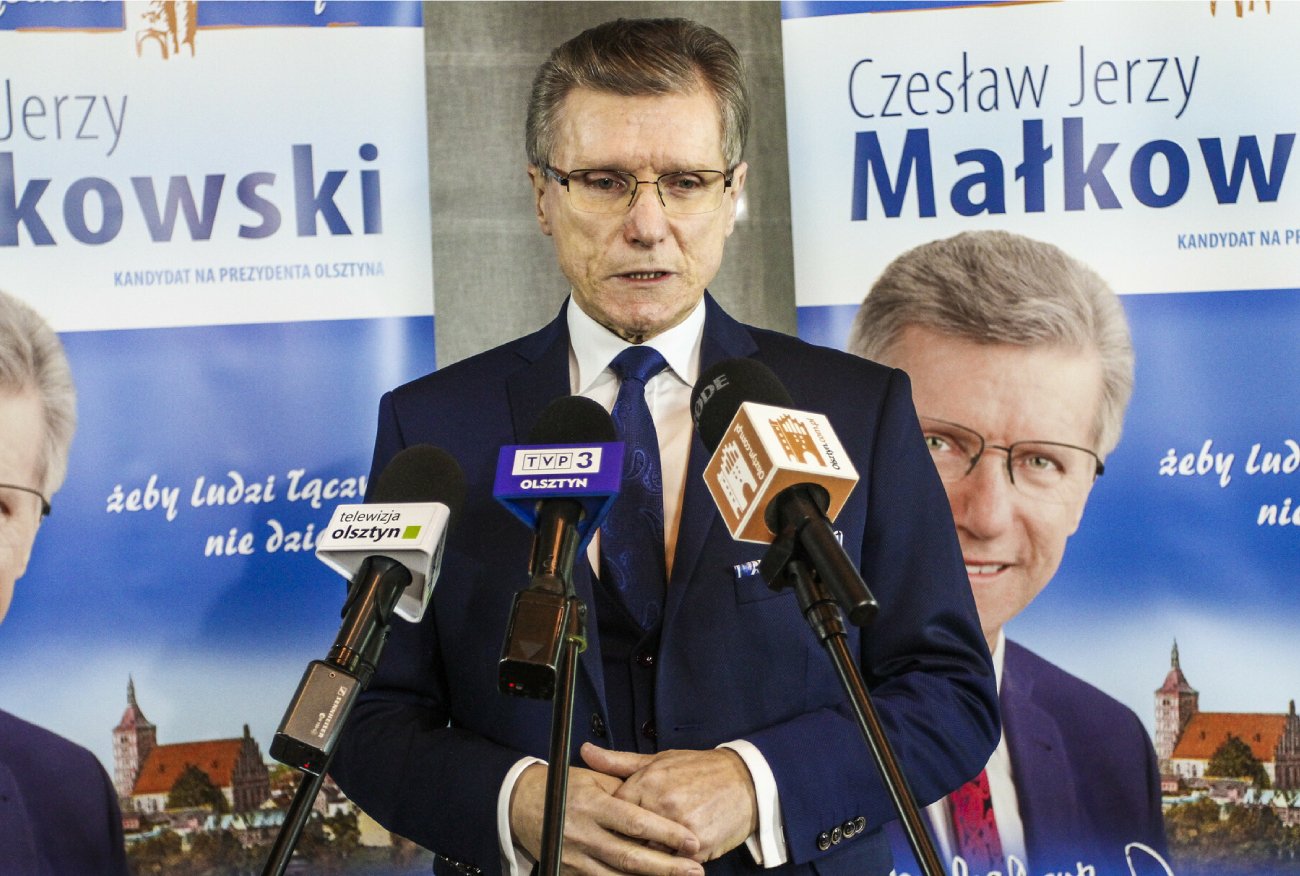 Olsztyn. Czesław Małkowski prezydentem? Oczyścili go z zarzutów o gwałt.