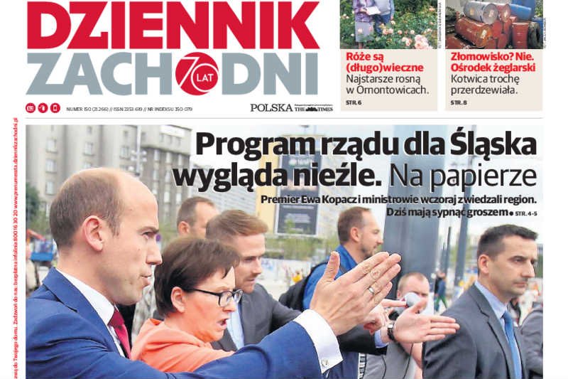 Redaktor naczelny "Dziennika Zachodniego" zarzuca politykowi PiS, że nazwał jego dziennikarkę "mętą z niemieckiej gazety".