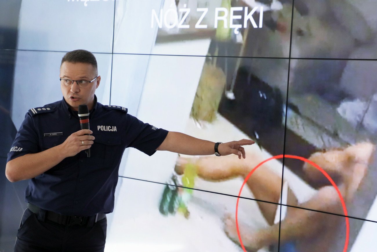 Policja pokazała nagranie z interwencji podjętej wobec 29-latka z Wrocławia.