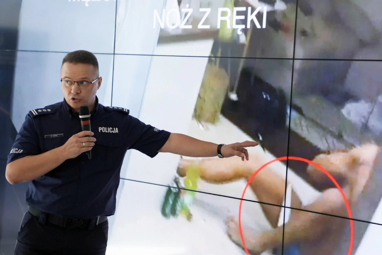 Policja pokazała nagranie z interwencji podjętej wobec 29-latka z Wrocławia.