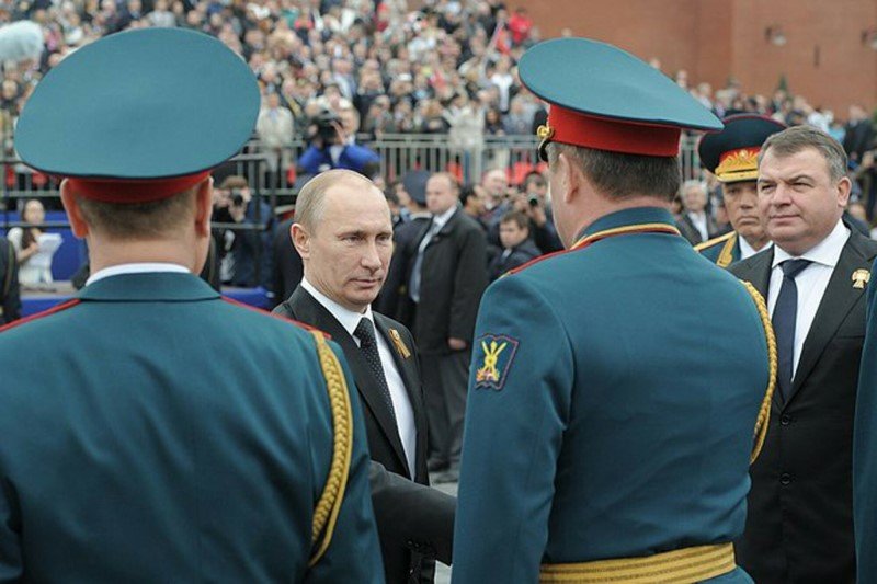 Władimir Putin na obchodach Dnia Zwycięstwa w Moskwie