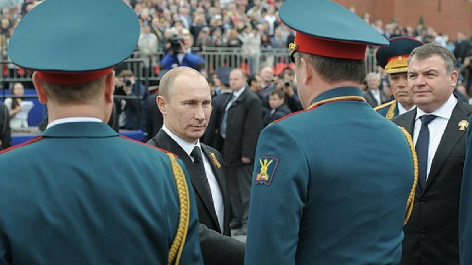 Władimir Putin na obchodach Dnia Zwycięstwa w Moskwie
