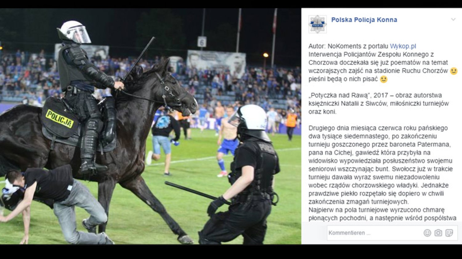 Opis "Potyczki nad Rawą 2017" staje się hitem internetu.