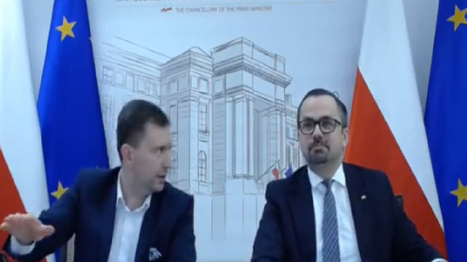 Łukasz Schreiber i Marcin Horała z PiS na wizji: K**as i aparatczyk