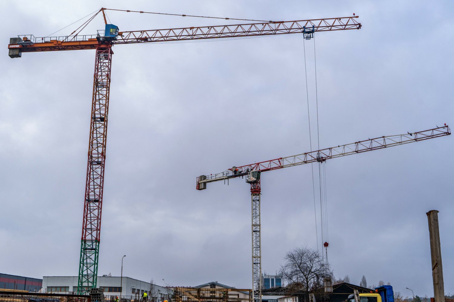Operator dźwigu zmarł na wysokości 36 metrów (zdjęcie poglądowe)
