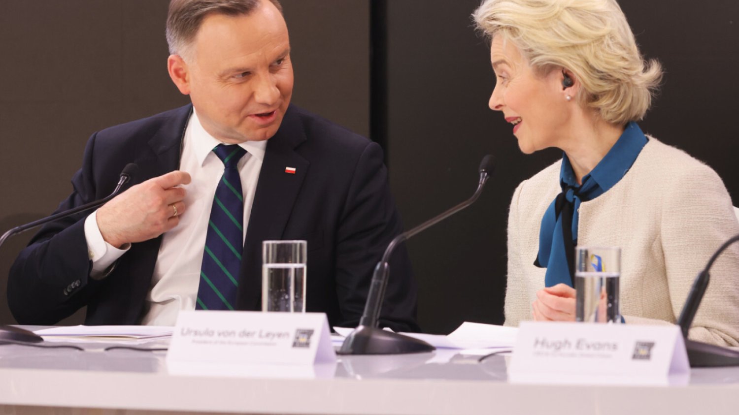 Akcja na rzecz Ukrainy. Przemówienie Andrzeja Dudy i Wołodymyra Zełenskiego