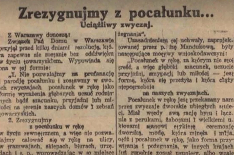 Przedwojenne teksty dziwią i bawią jednocześnie