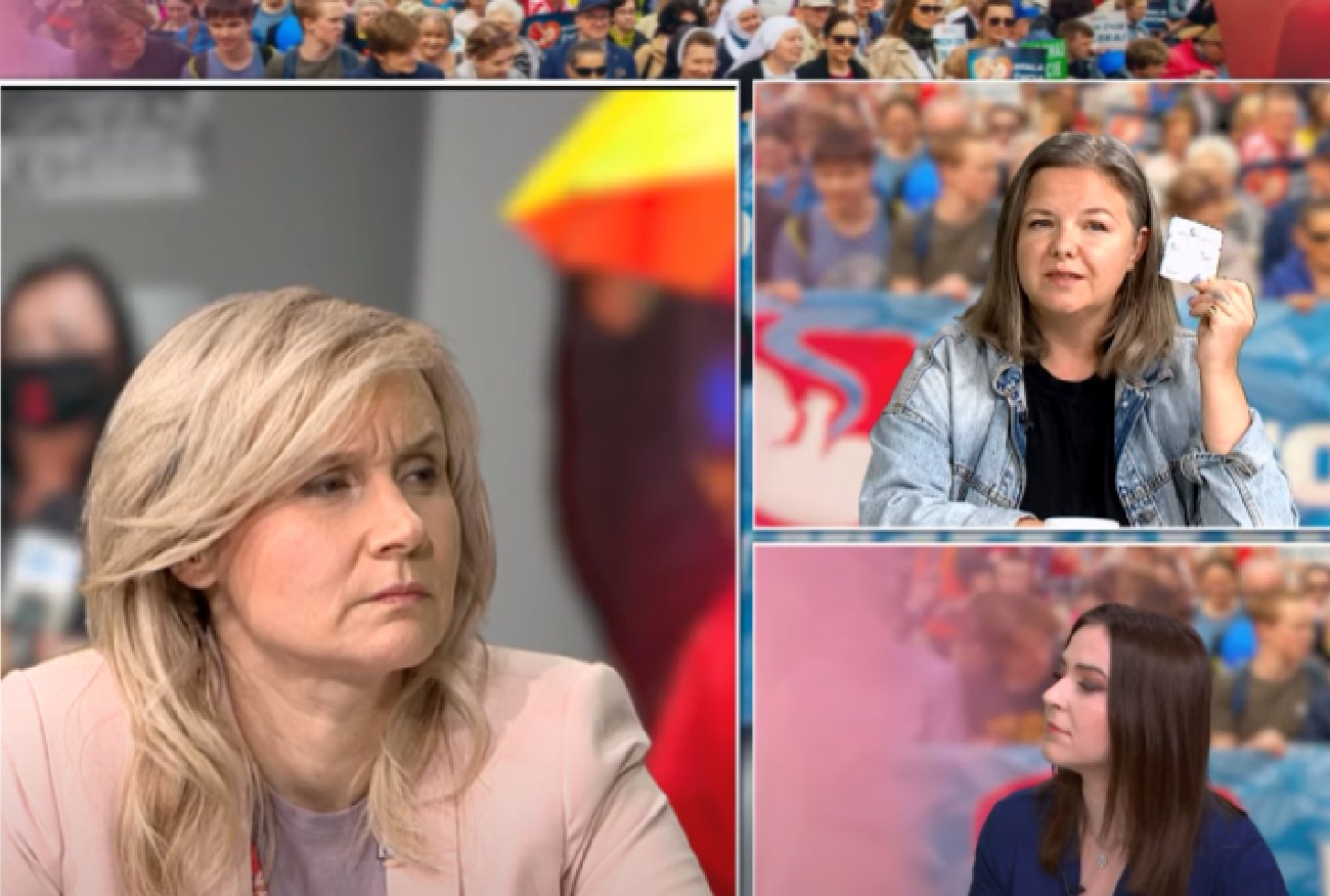 Połknięcie pigułki aborcyjnej na antenie TV Republika wywołało zgorszenie prowadzącej