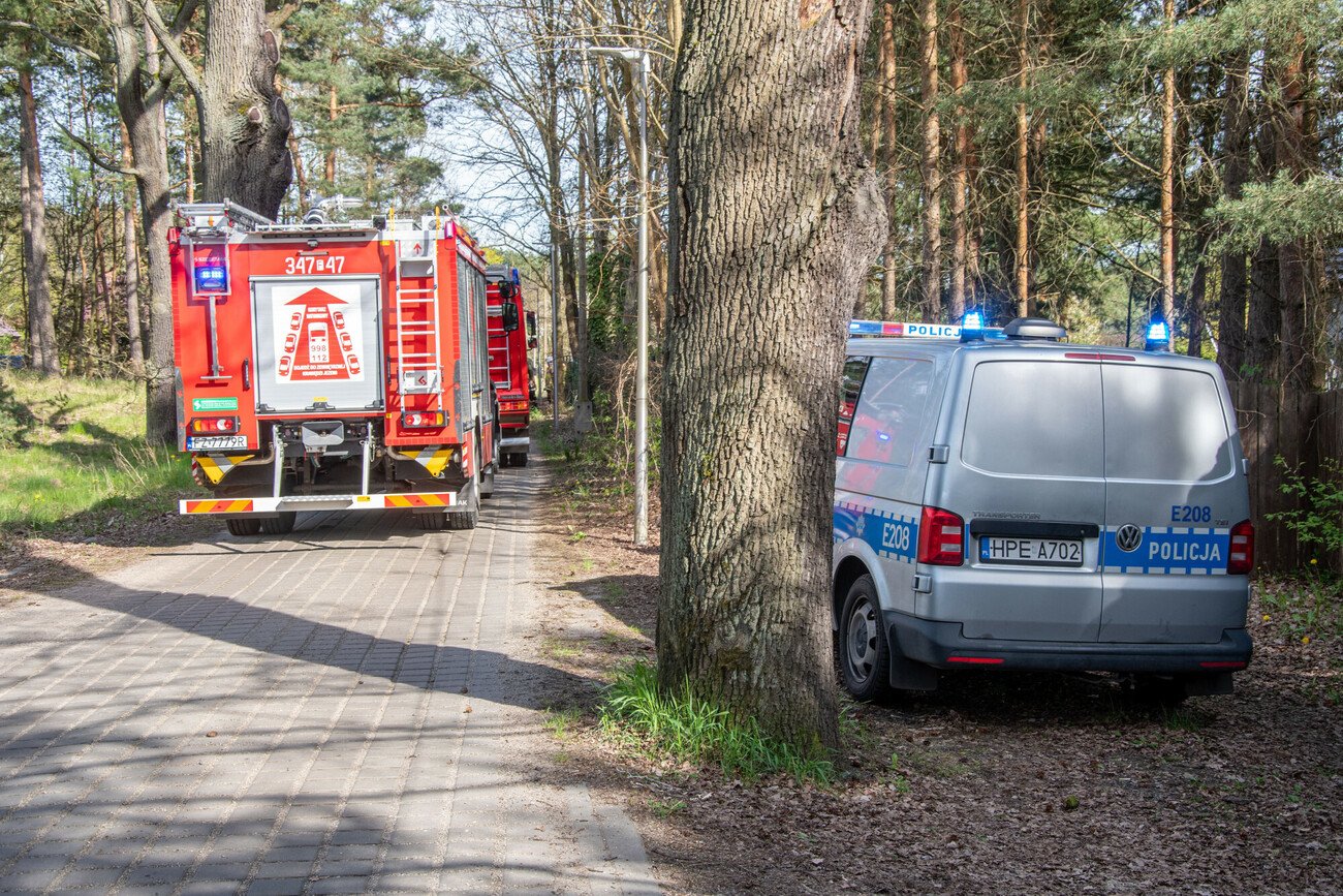 W województwie warmińsko-mazurskim doszło do zdarzenia drogowego, w wyniku którego zginął strażak.