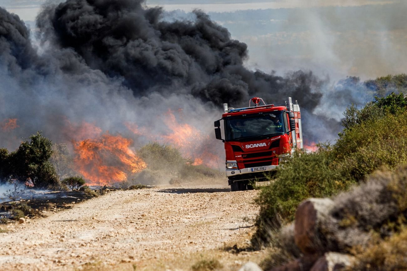 Pożary na Cyprze. Może być problem z lotami do Pafos