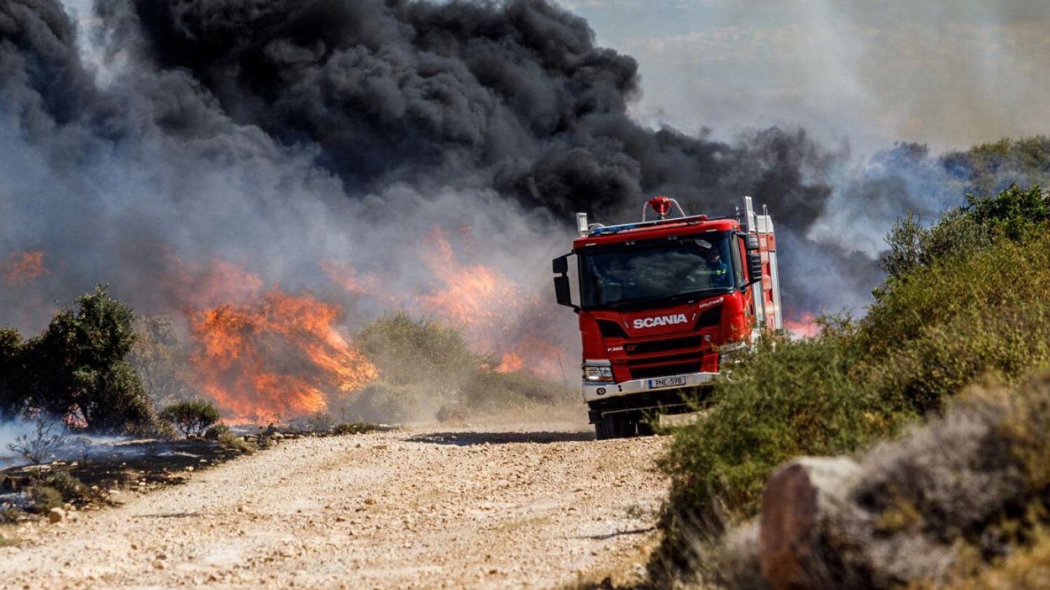 Pożary na Cyprze. Może być problem z lotami do Pafos