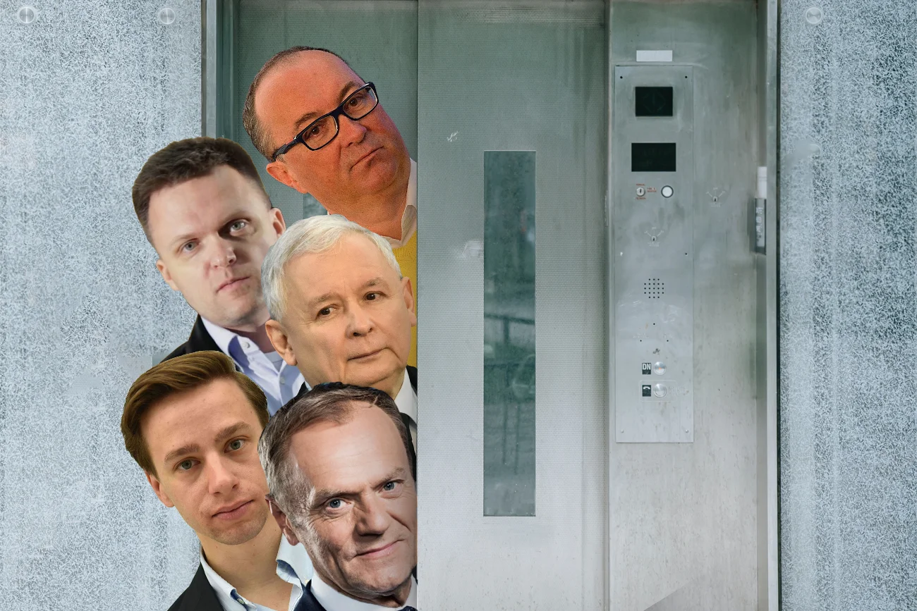 Z kim Polacy nie chcieliby zatrzasnąć się w windzie? Oto nasz sondaż.