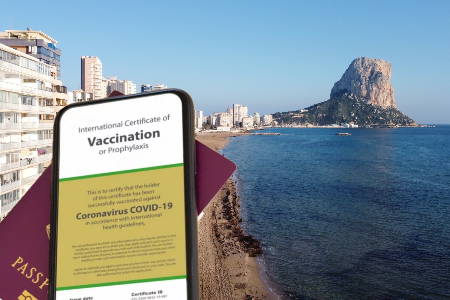 Wstęp do Hiszpanii z "paszportami covidowymi".