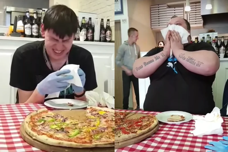 Pizzeria z Krakowa postawiła poprzeczkę bardzo wysoko. Śmiałkowie często nie wyrabiają po pierwszym kawałku