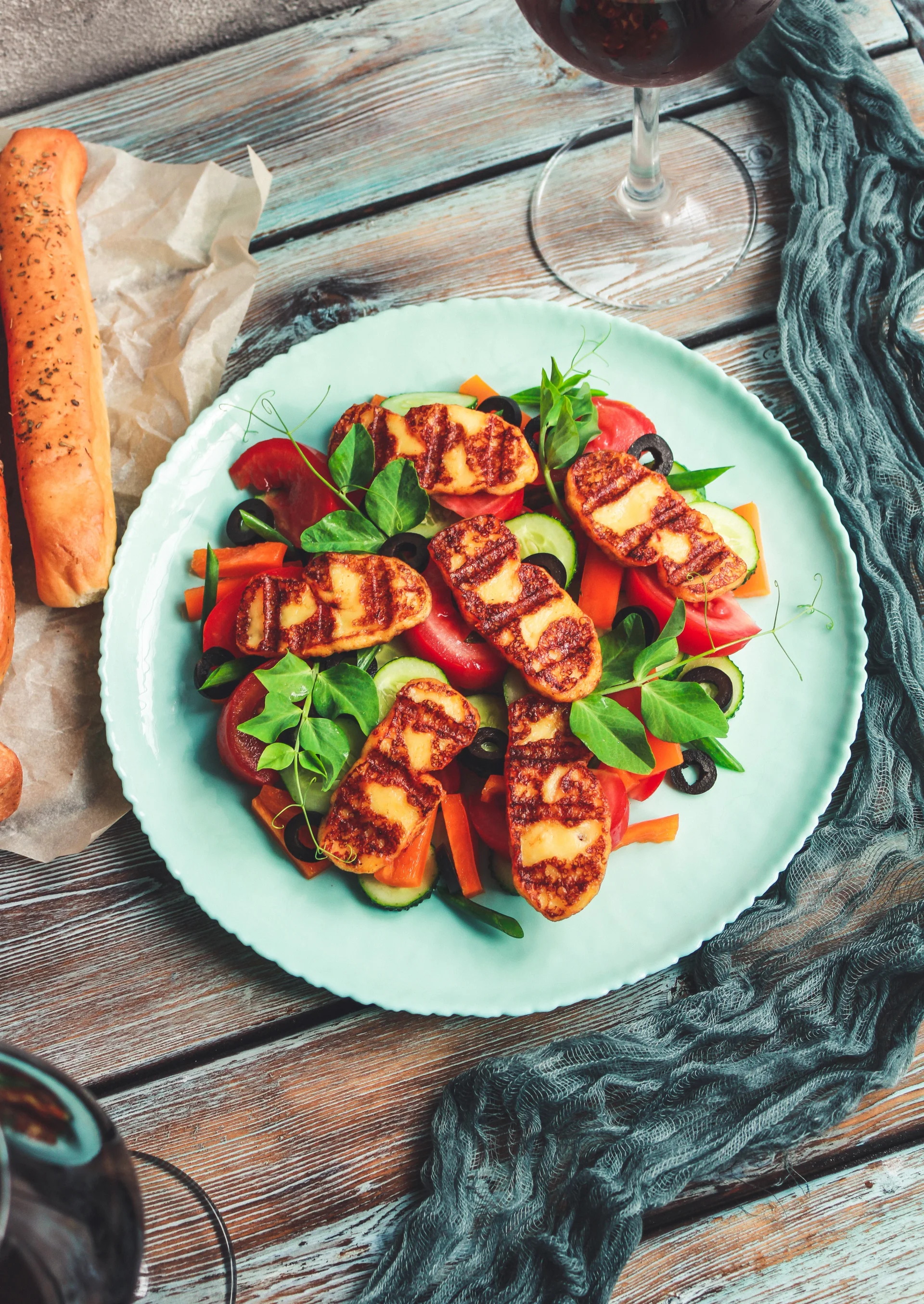 Grillowany ser halloumi Grillowany ser halloumi