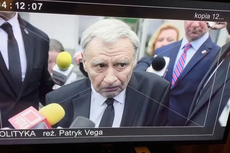Andrzej Grabowski jako Jarosław Kaczyński w "Polityce".