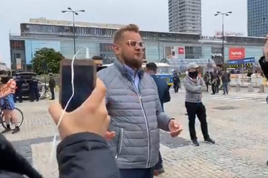 Paweł Tanajno został zatrzymany podczas strajku przedsiębiorców