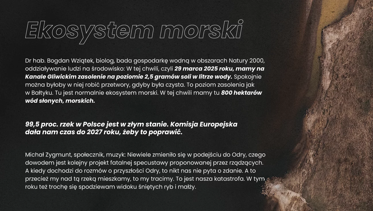 99,5 proc. rzek w Polsce jest w złym stanie