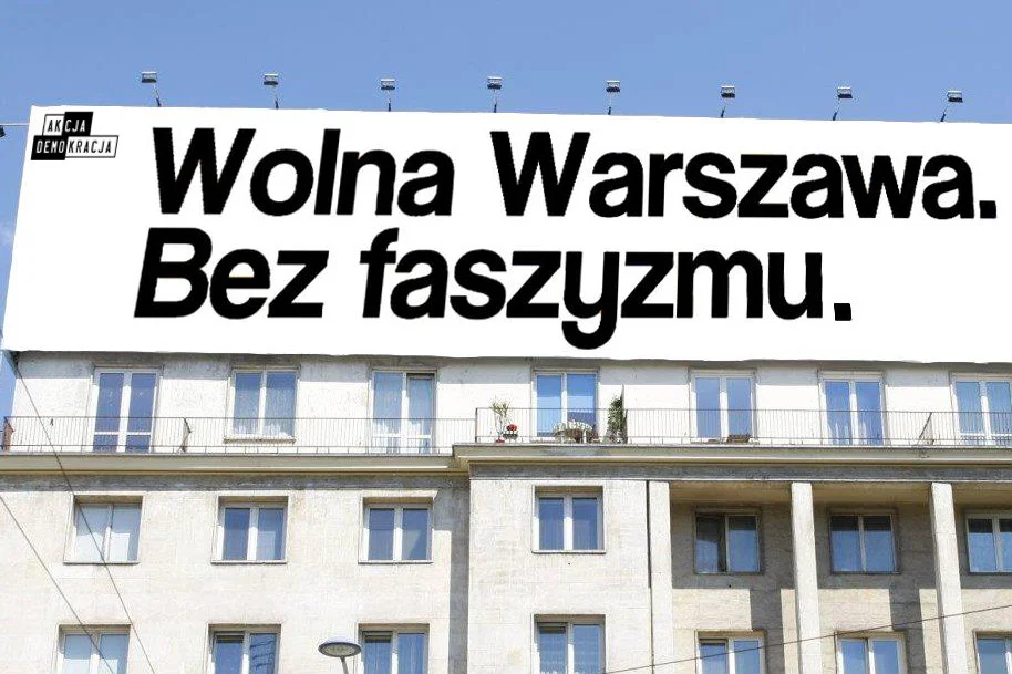 Dla portalu wPolityce.pl ten baner w rocznicę Powstania Warszawskiego to prowokacja.