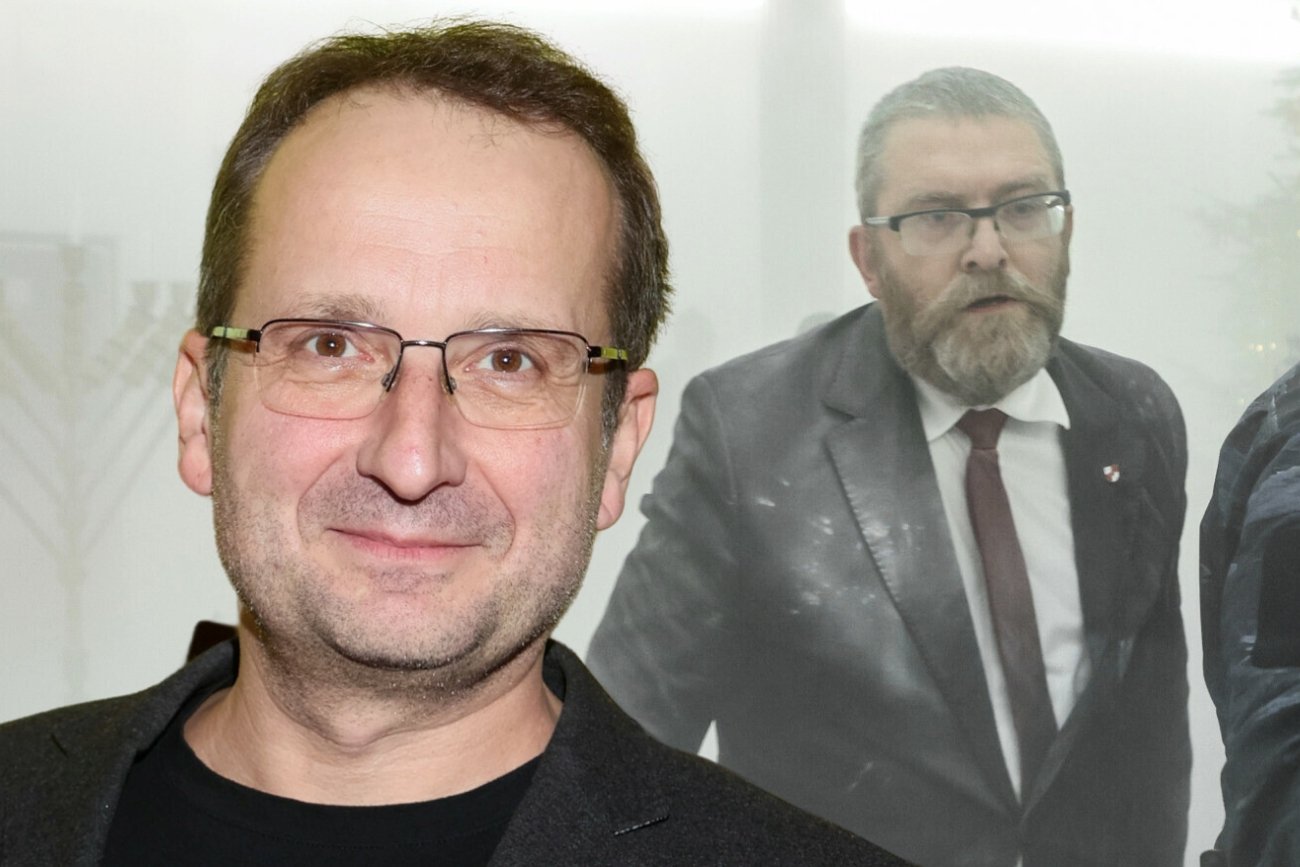 Robert Górski zrobił skecz o zachowaniu Grzegorza Brauna w Sejmie.