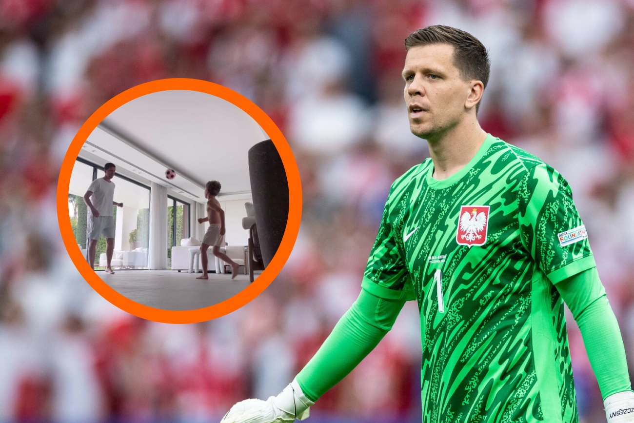 Wojtek Szczęsny pochwalił się zdolnościami syna.