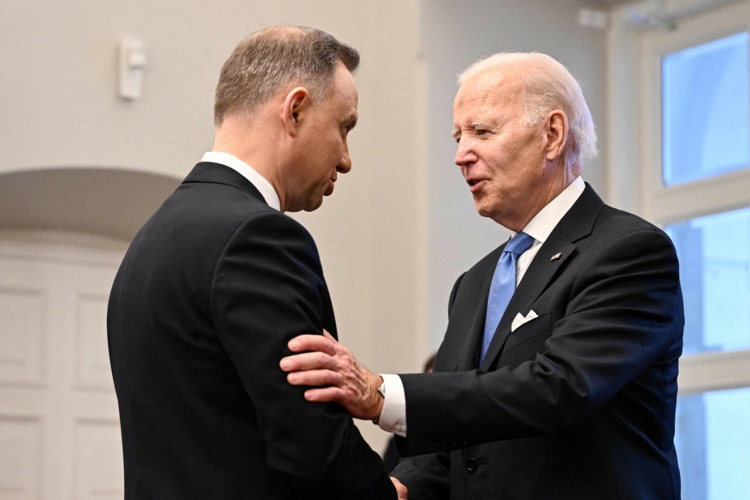 Andrzej Duda i Joe Biden w Warszawie.