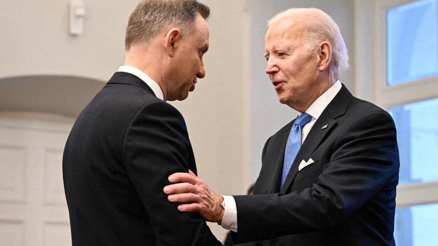 Andrzej Duda i Joe Biden w Warszawie.