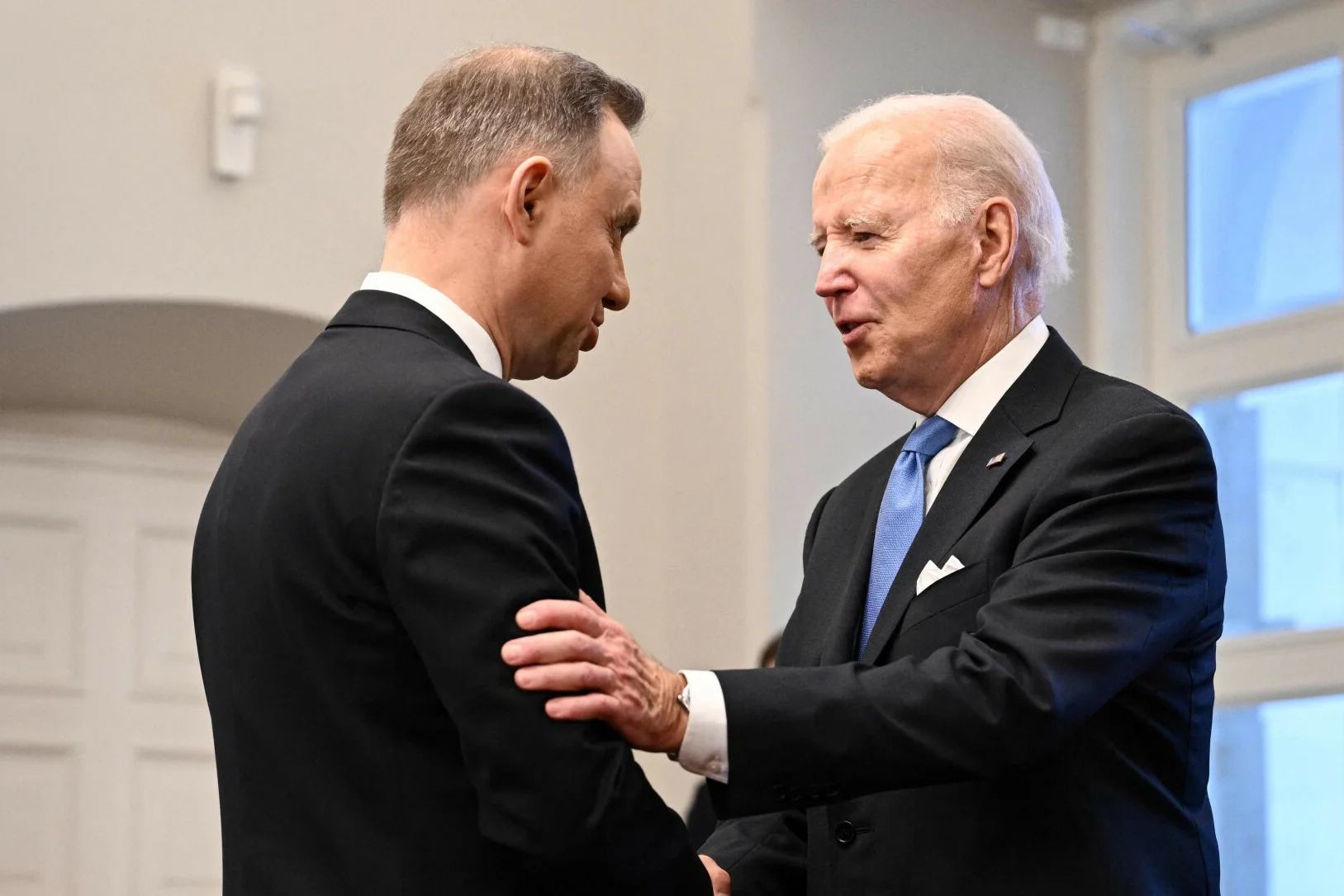 Andrzej Duda i Joe Biden w Warszawie.
