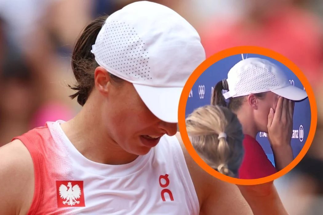 Iga Świątek przegrała mecz o finał IO. Nagrano jej reakcję za kulisami.