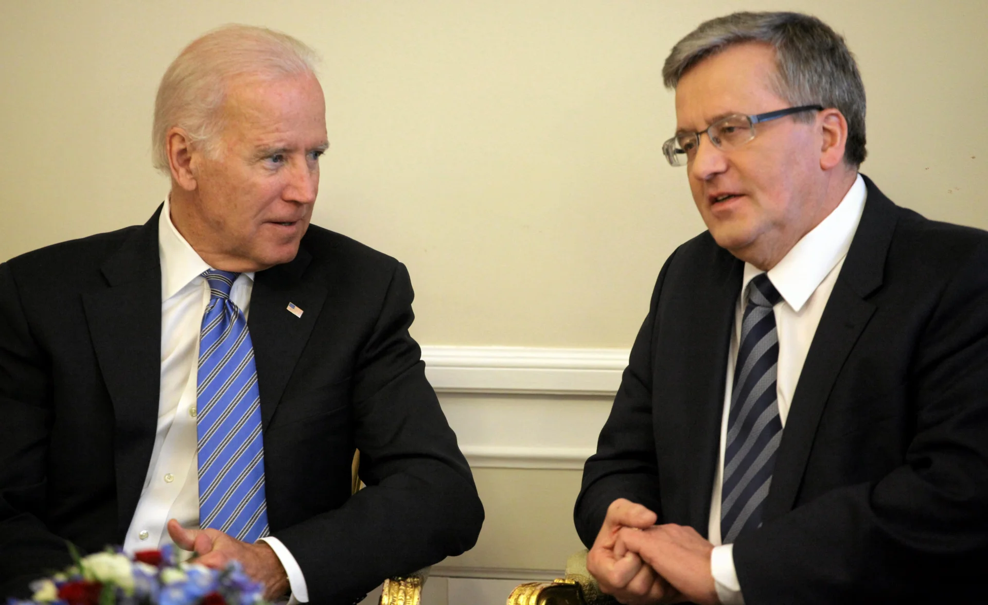 Bronisław Komorowski przed laty miał okazję współpracować z Joe Bidenem, gdy ten był wiceprezydentem w administracji Baracka Obamy. Bronisław Komorowski przed laty miał okazję współpracować z Joe Bidenem, gdy ten był wiceprezydentem USA w administracji Baracka Obamy.
