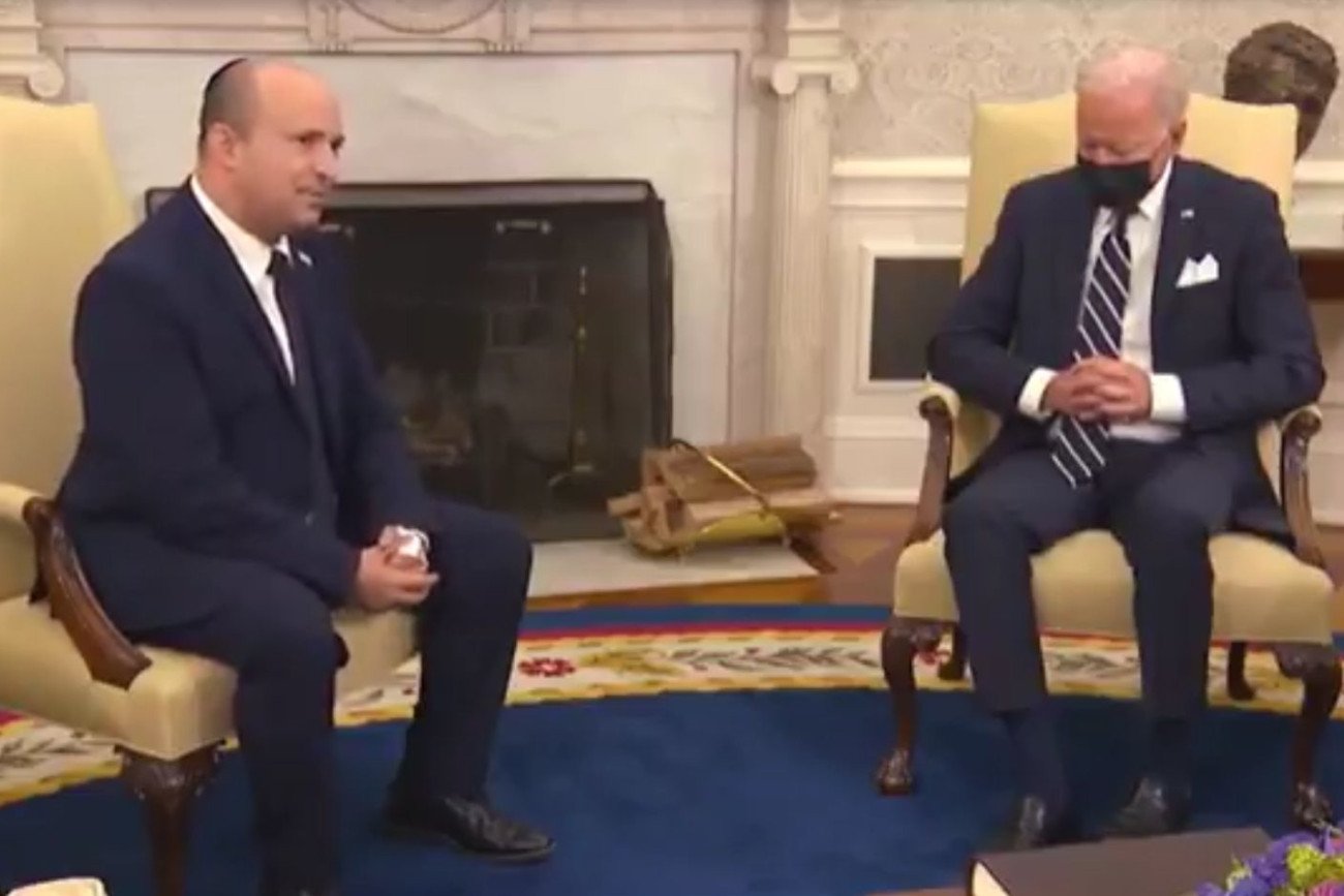 Joe Biden zasnął podczas spotkania z premierem Izraela? [WIDEO]