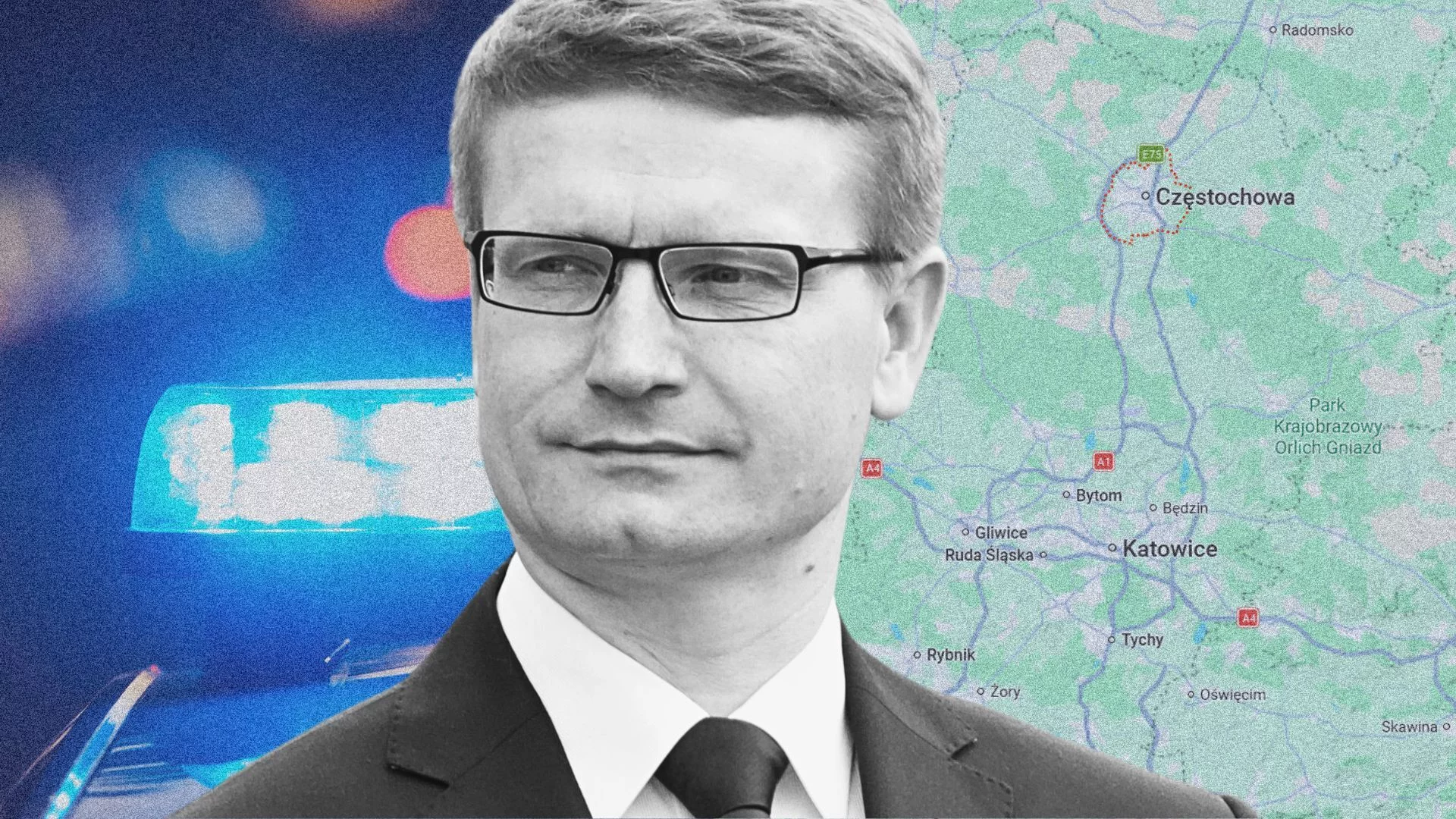Prezydent Częstochowy Krzysztof Matyjaszczyk, syreny alarmowe, Częstochowa na mapie Polski.