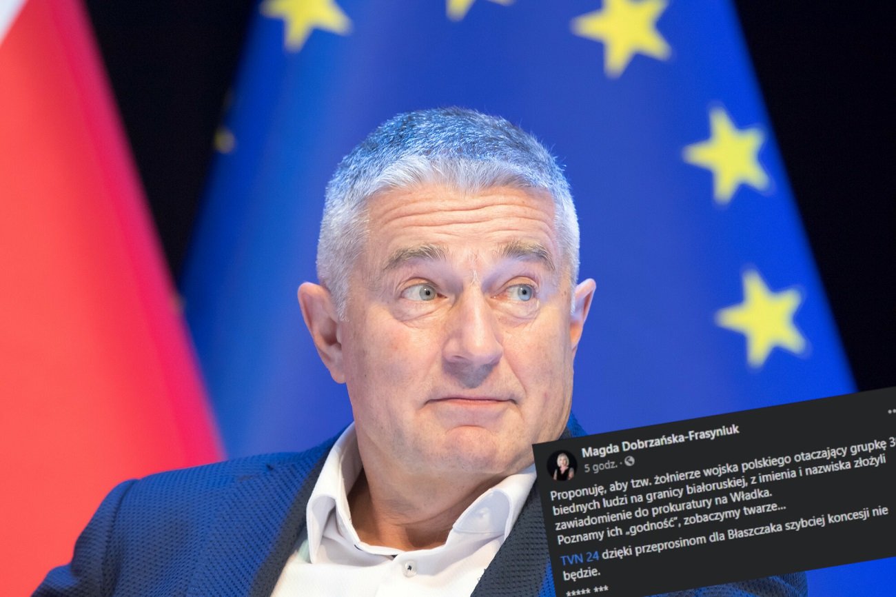 Żona Władysława Frasyniuka zamieściła wpis dotyczący wypowiedzi jej męża w TVN24.