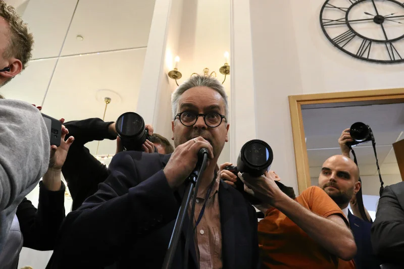 Wojciech Czuchnowski z "Gazety Wyborczej" podczas konferencji prasowej nazwał Macierewicza kłamcą i przestępcą