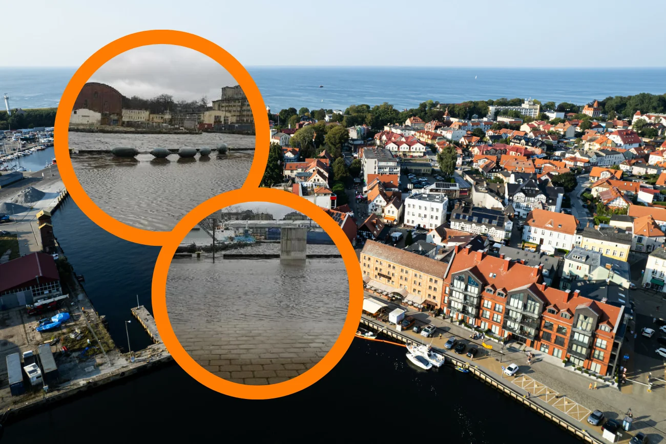 Bałtyk: Cofka w Ustce