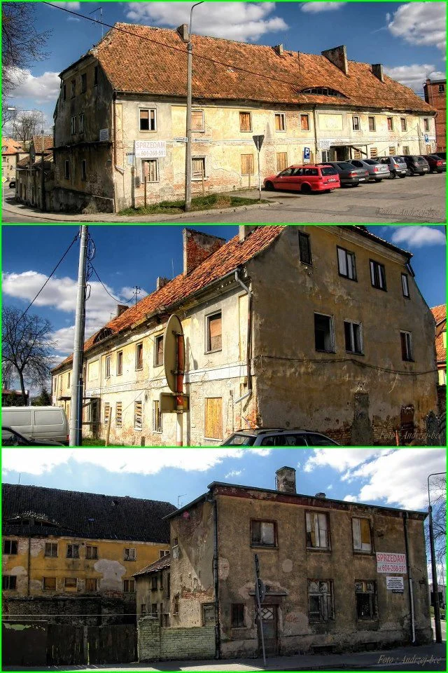 Jeden z wielu budynków do rozbiórki.