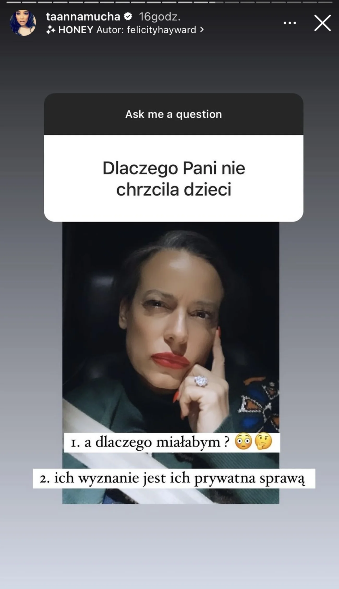 Anna Mucha zabrała głos w sprawie wyznania swoich dzieci. Nie ochrzciła ich