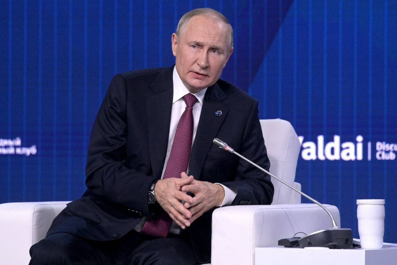 Problem na konferencji Putina. Zabrakło światła, propaganda nie zareagowała