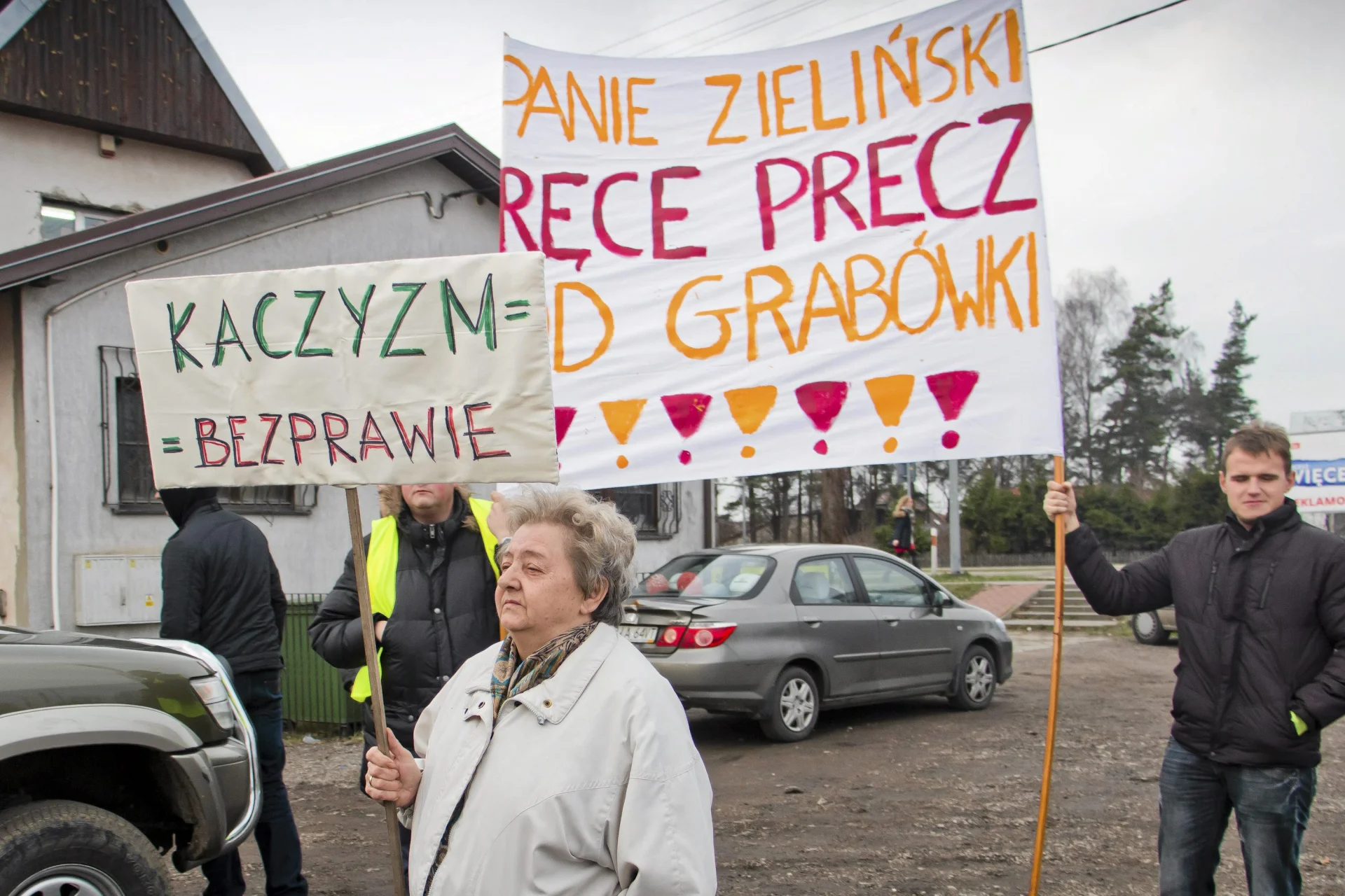 2015 rok, protest w Grabówce.