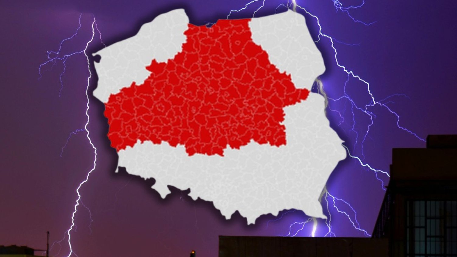 Alert RCB: 2 maja oczekujmy burz, wiatru i gradu Alert RCB: 2 maja oczekujmy burz, wiatru i gradu