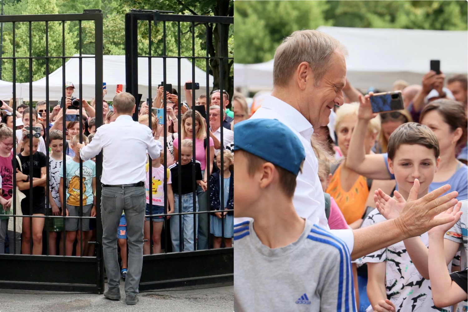 Donald Tusk, Dzień Dziecka, Bajkowy Ogród Donald Tusk, Dzień Dziecka, Bajkowy Ogród