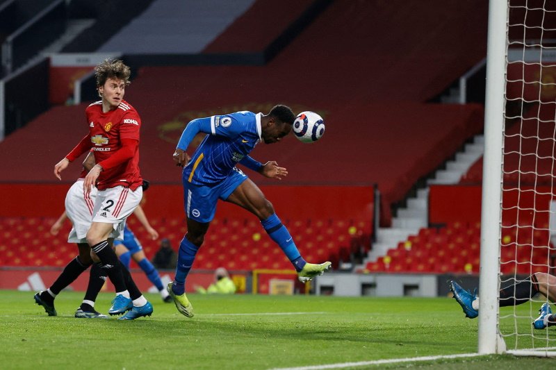 Danny Welbeck trafił do bramki Manchesteru United, a jego Brighton zaskoczyło MU na Old Trafford