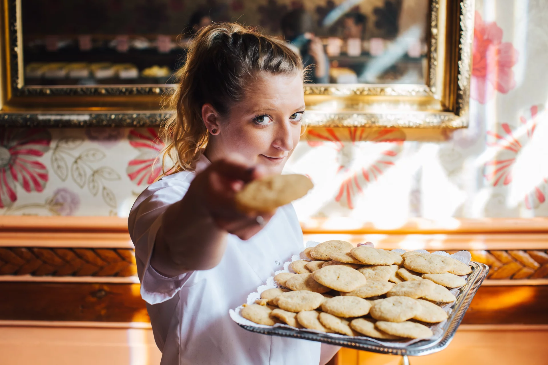 Lara Gessler i jej fenomenalne cookies z białą czekoladą.